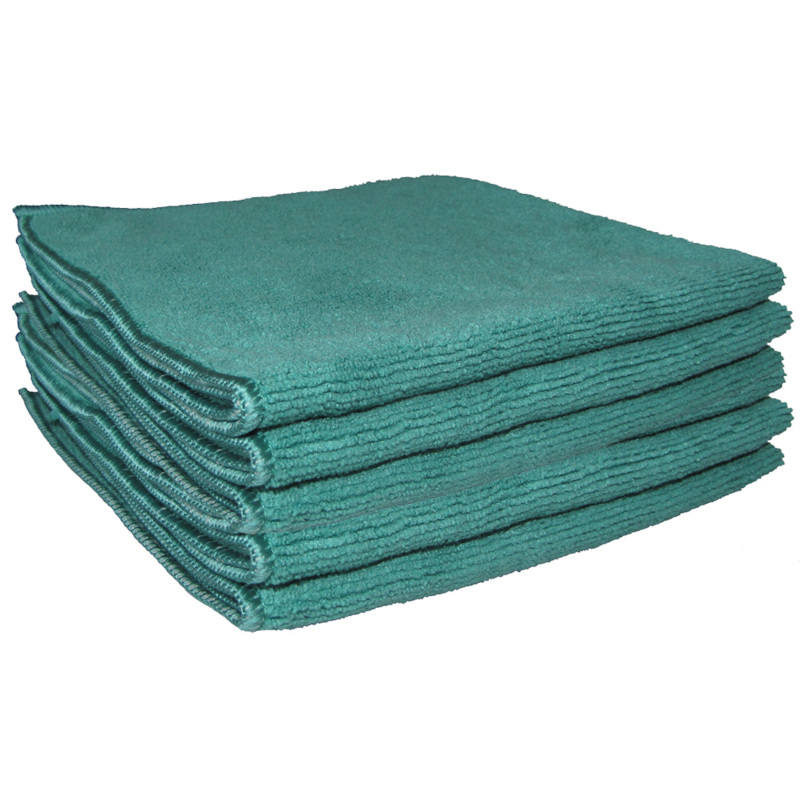 CHIFFONS MICROFIBRE TRICOT SOFT SACHET DE 5-40x40 VERT -300 Gr Absorptions